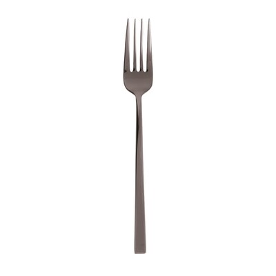 Sambonet linea q black table fork 8 1/4 inch - 18/10 stainless steel pvd finishing, MPN: 52730B08, …