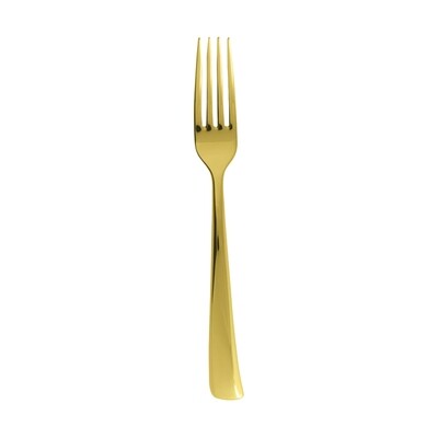 Sambonet imagine gold table fork 8 1/4 inch - 18/10 stainless steel pvd finishing, MPN: 52718G08, 7…