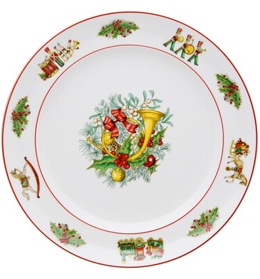 Vista Alegre Christmas Magic Flat Round Plate, MPN: PF755222,