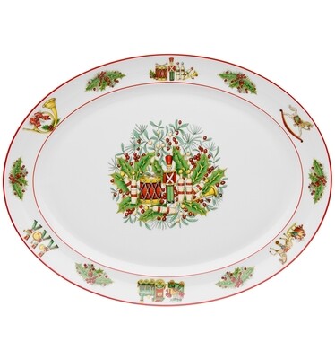 Vista Alegre Christmas Magic Large Oval Platter, MPN: PF755231,
