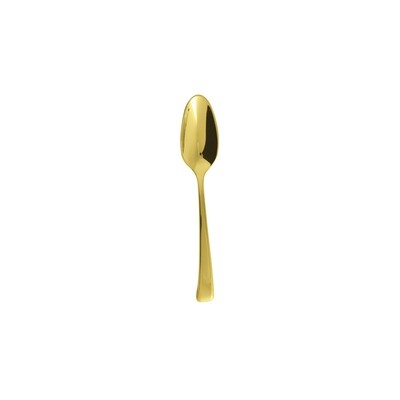 Sambonet imagine gold tea coffee spoon 5 3/4 inch - 18/10 stainless steel pvd finishing, MPN: 52718…