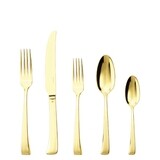 Sambonet imagine gold 5 piece place setting solid handle - 18/10 stainless steel pvd finishing, MPN…