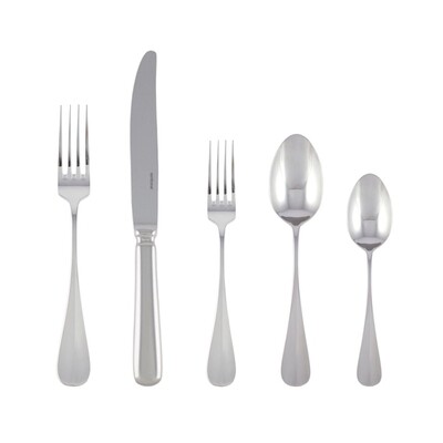 Sambonet baguette 5 piece place setting solid handle - 18/10 stainless steel, MPN: 52586-93, 790955…