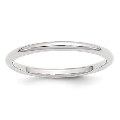 2mm Standard Comfort Fit Band 10k White Gold Engravable 1WCF020-10, MPN: 1WCF020-10, 886774457710