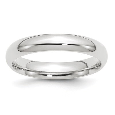 4mm Standard Comfort Fit Band 10k White Gold Engravable 1WCF040-10, MPN: 1WCF040-10, 886774458137
