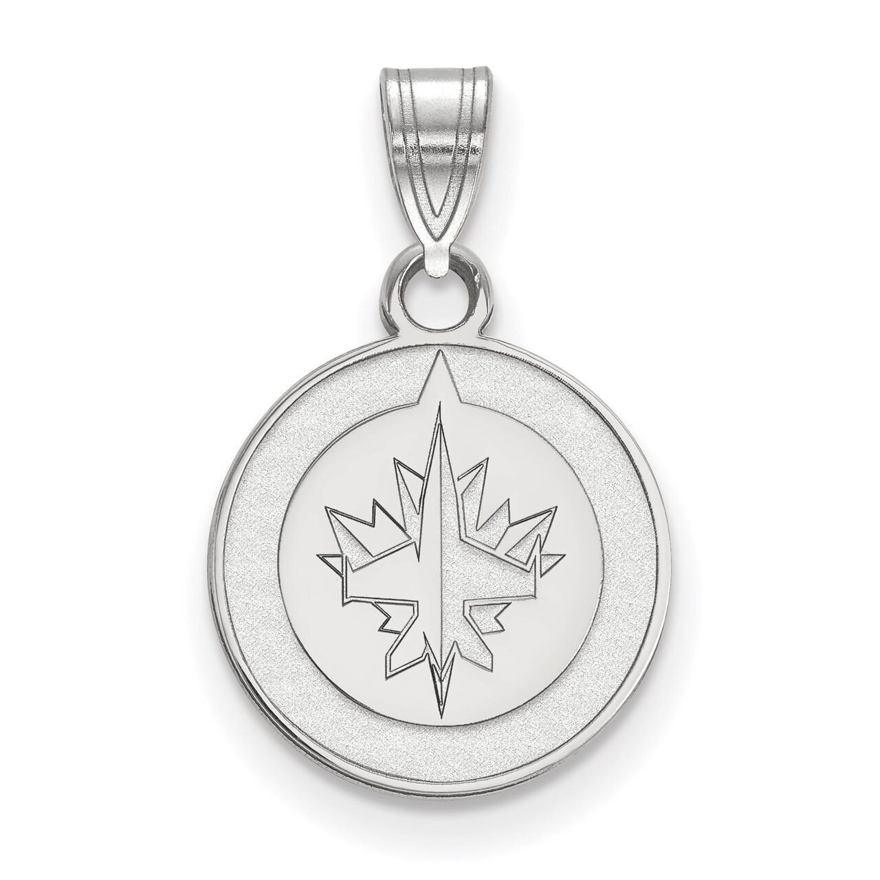 Winnipeg Jets Small Pendant 10k White Gold 1W002JTS, MPN: 1W002JTS, 886774732640