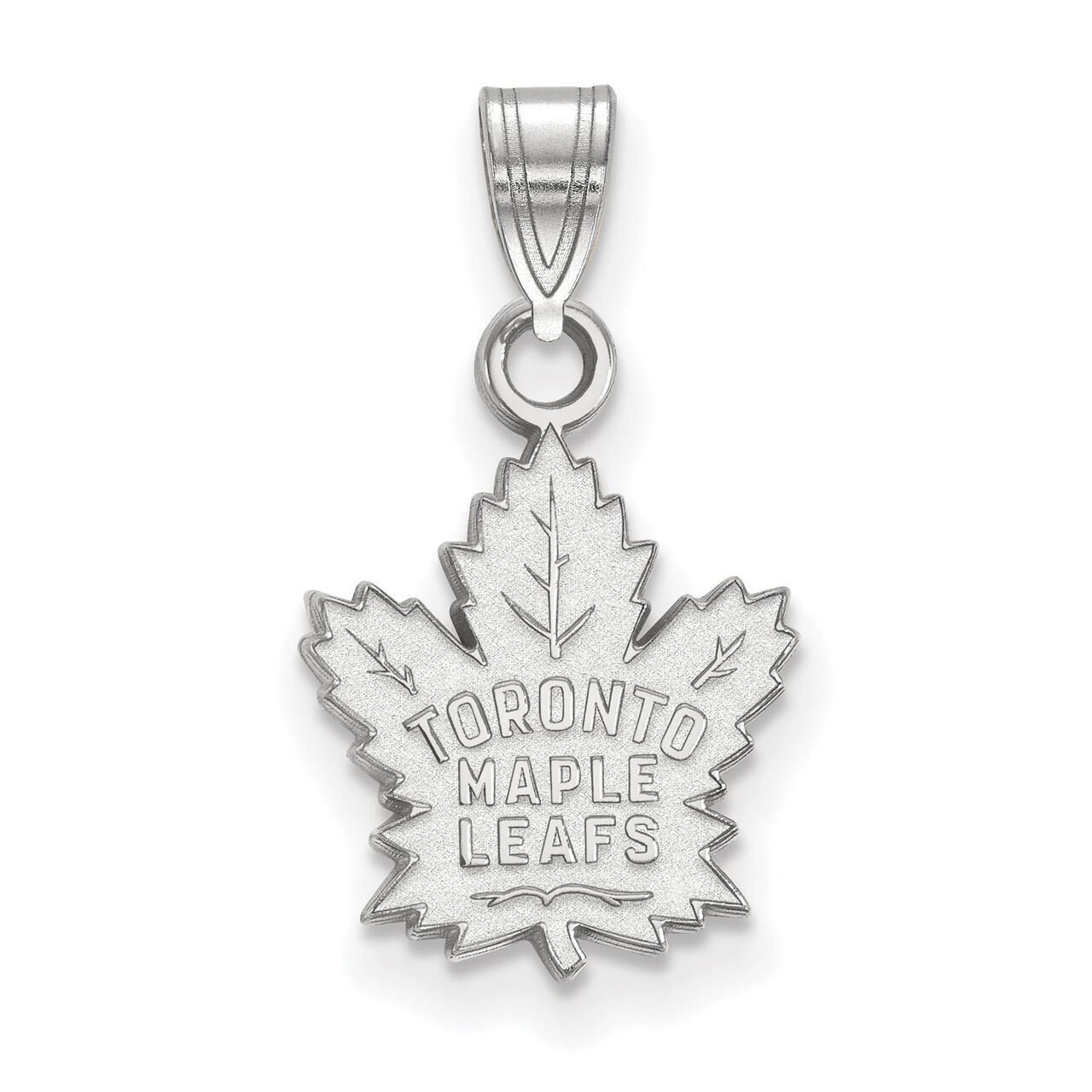 Toronto Maple Leafs Small Pendant 10k White Gold 1W002MLE, MPN: 1W002MLE, 886774732688