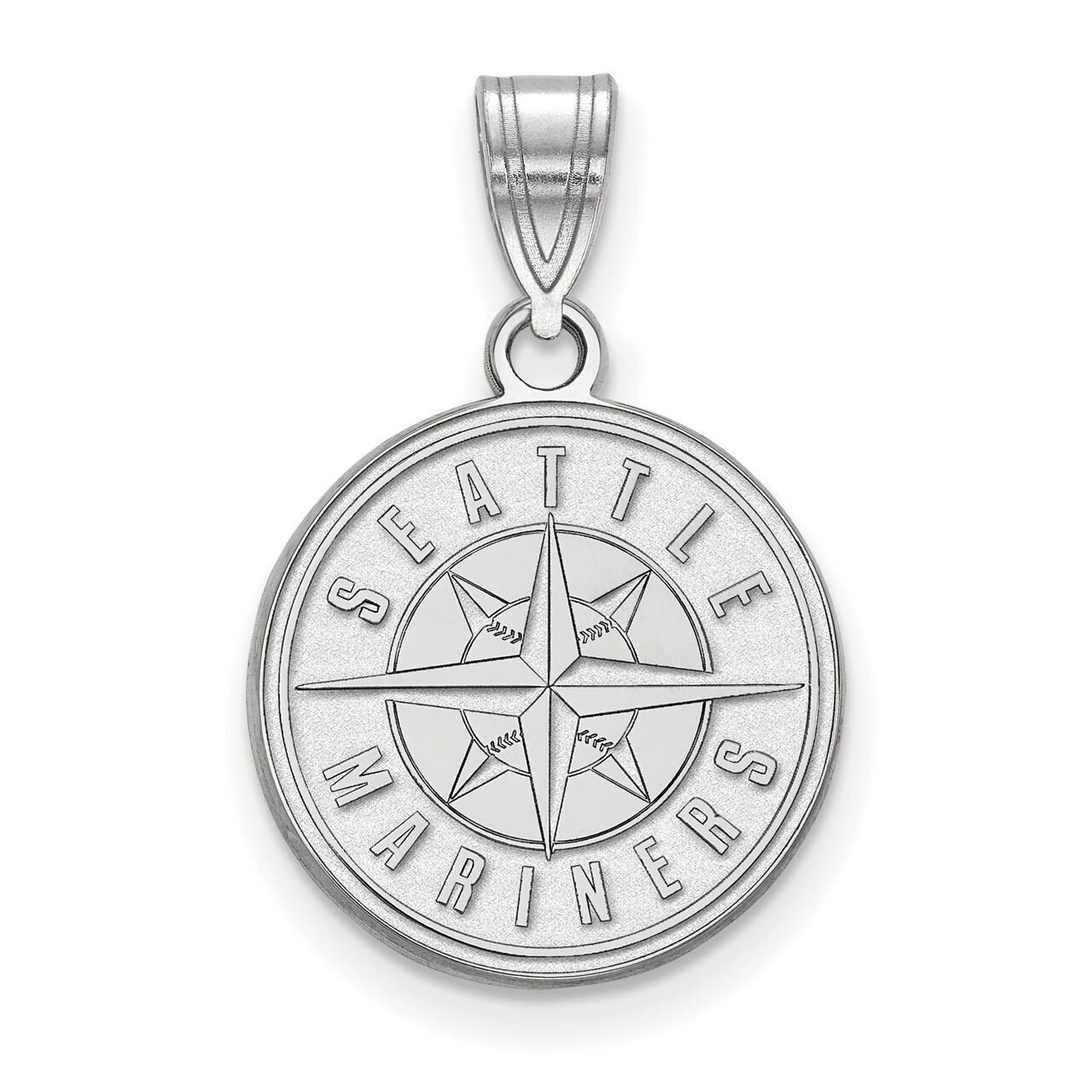 Seattle Mariners Medium Pendant 10k White Gold 1W002MRN, MPN: 1W002MRN, 886774768397