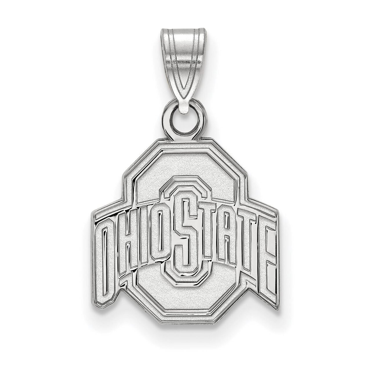 Ohio State University Small Pendant 10k White Gold 1W002OSU, MPN: 1W002OSU, 886774768595