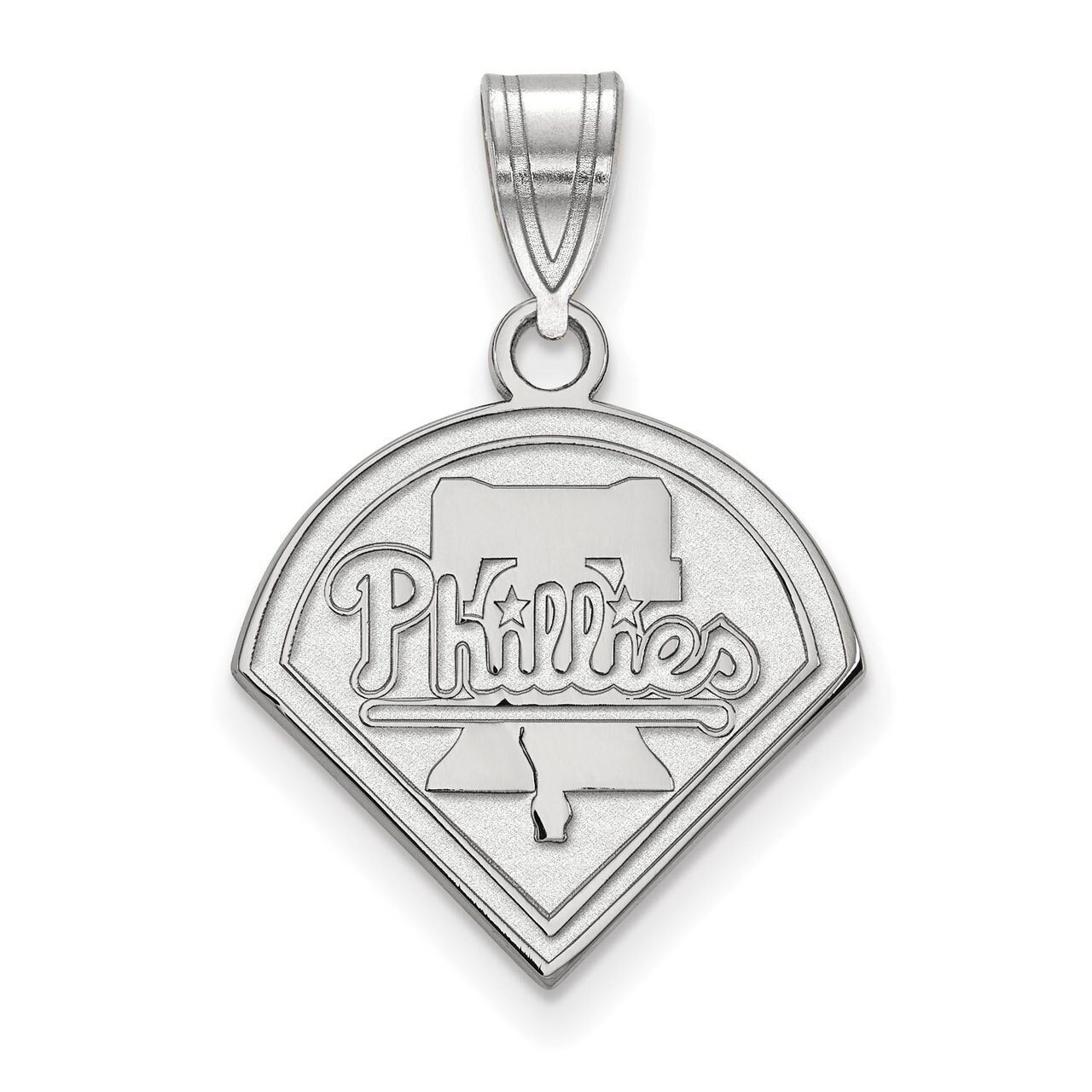 Philadelphia Phillies Medium Pendant 10k White Gold 1W002PHI, MPN: 1W002PHI, 886774768632