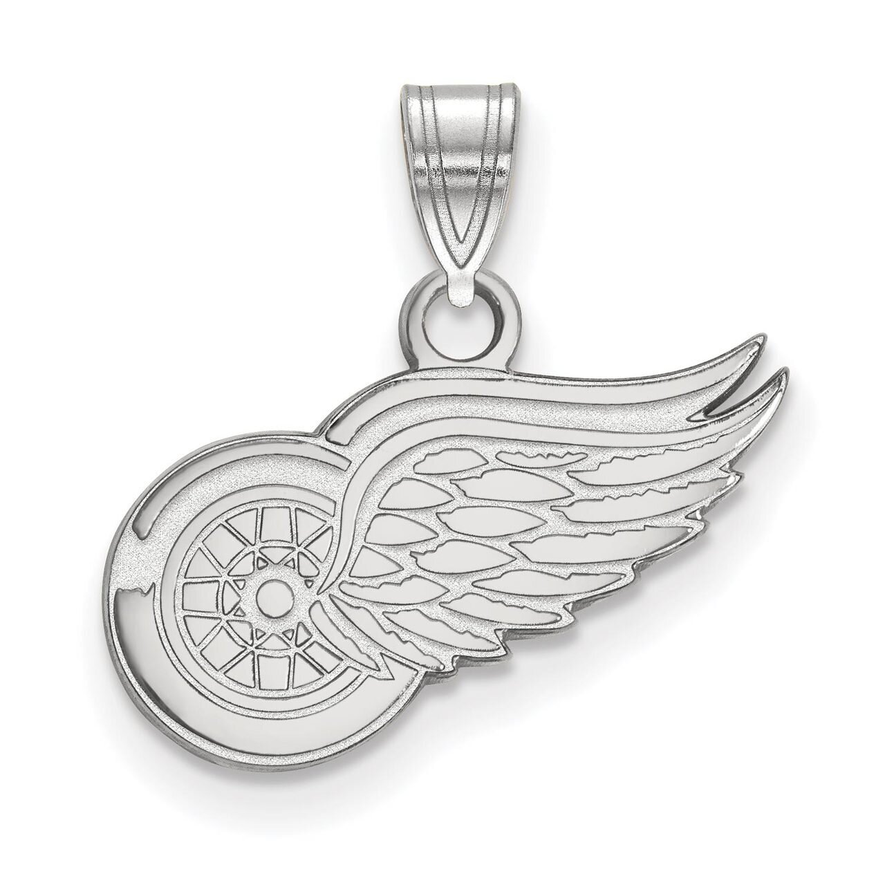 Detroit Red Wings Small Pendant 10k White Gold 1W002RWI, MPN: 1W002RWI, 886774732749