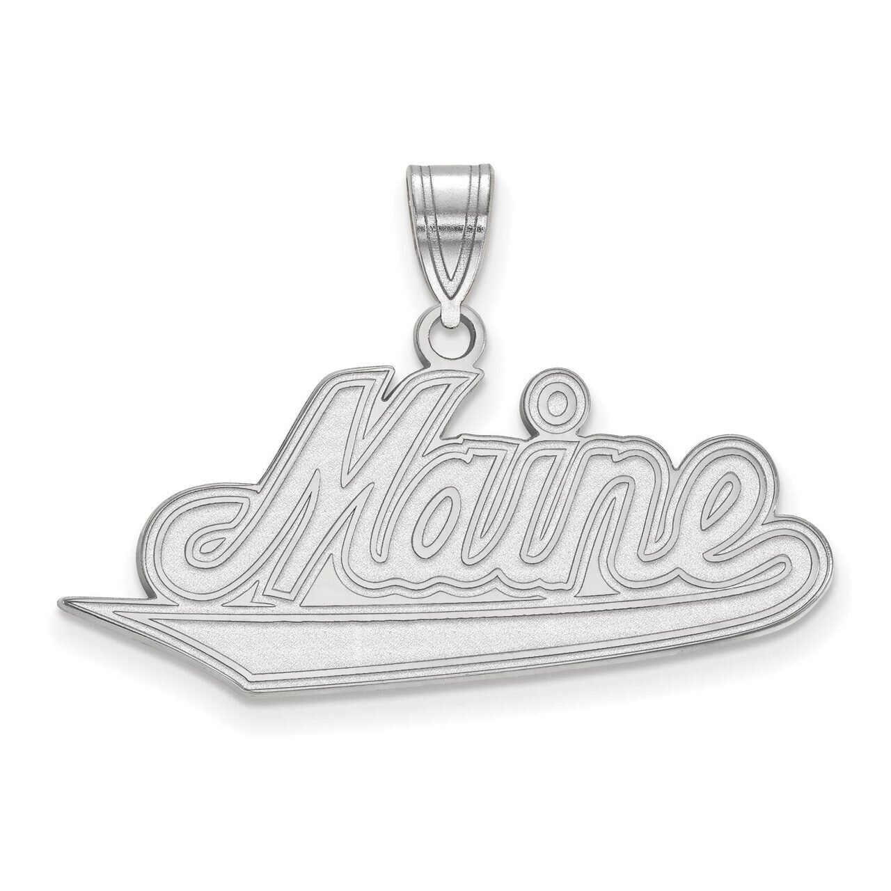 University of Maine Large Pendant 10k White Gold 1W002UME, MPN: 1W002UME, 886774769325