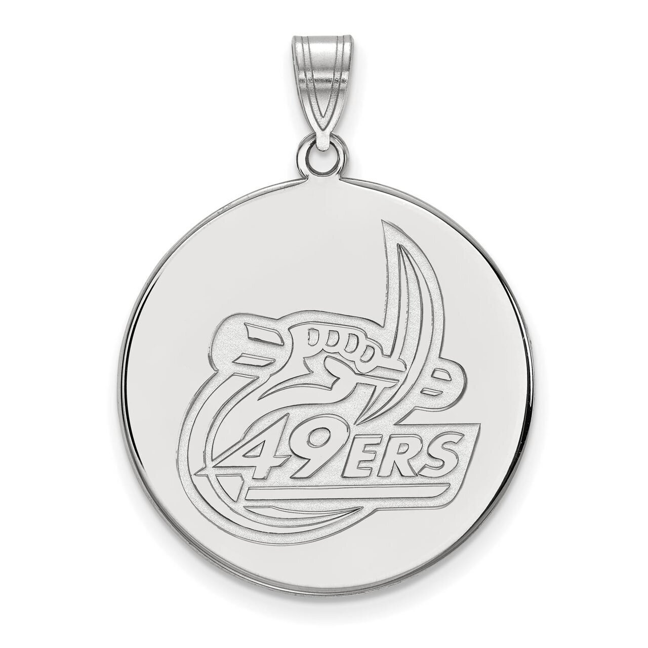 University of North Carolina at Charlotte x-Large Disc Pendant 10k White Gold 1W002UNCC, MPN: 1W002…
