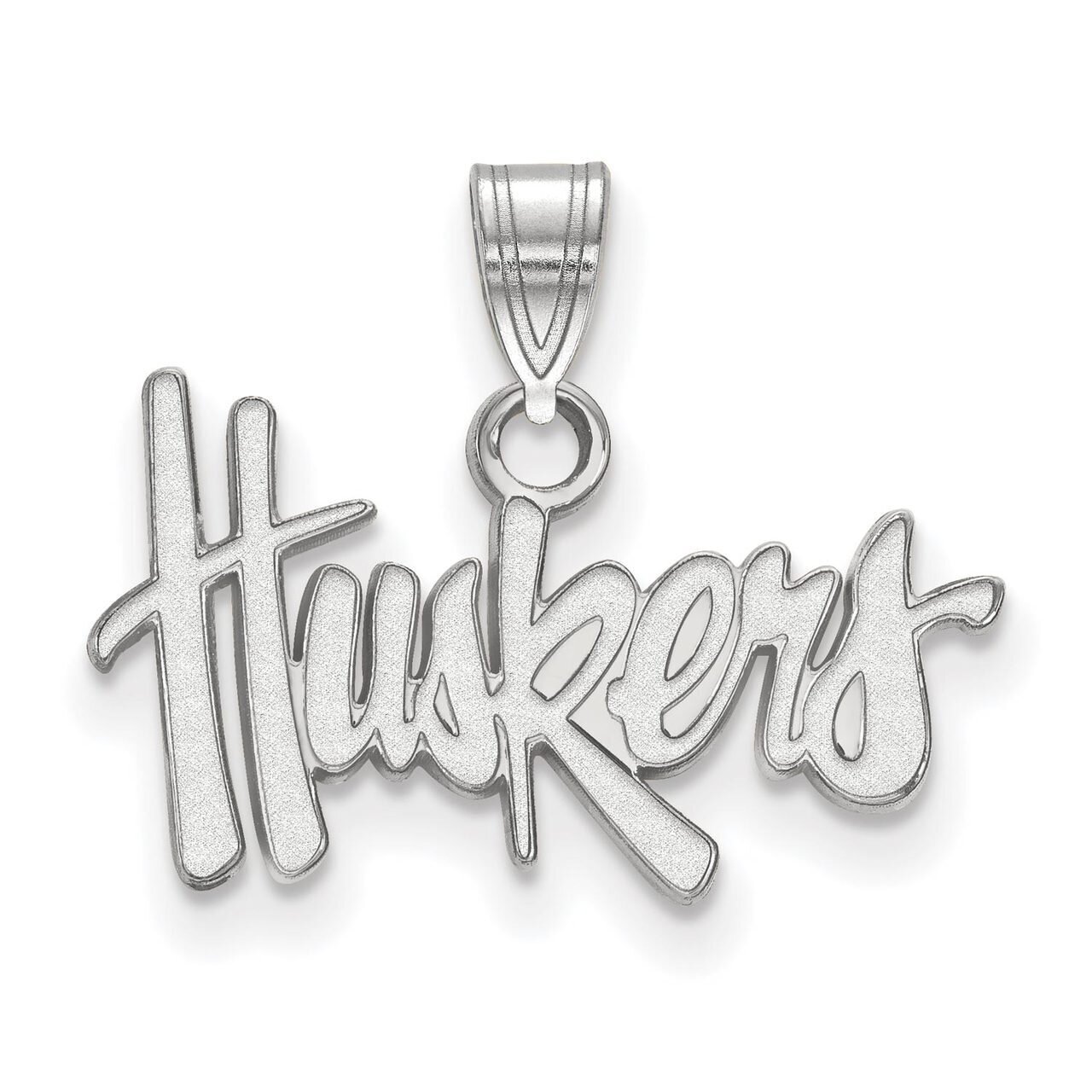 University of Nebraska Small Pendant 10k White Gold 1W002UNE, MPN: 1W002UNE, 886774769448