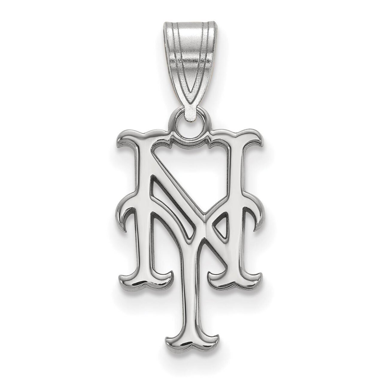 New York Mets Medium Pendant 10k White Gold 1W003MET, MPN: 1W003MET, 886774770468