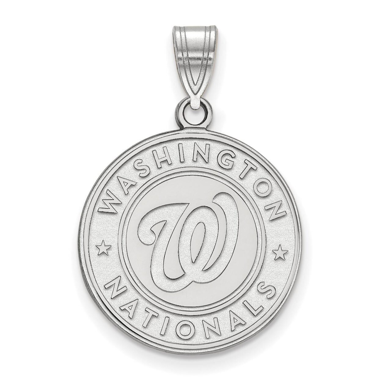 Washington Nationals Large Pendant 10k White Gold 1W003NAT, MPN: 1W003NAT, 886774770529