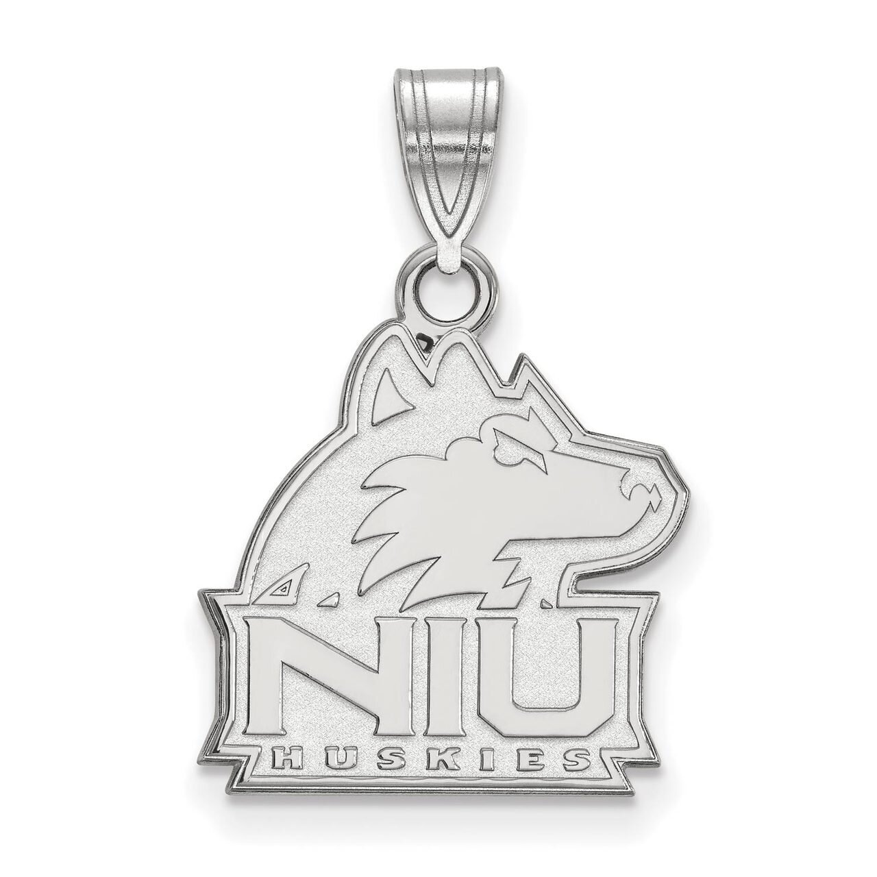 Northern Illinois University Medium Pendant 10k White Gold 1W003NIU, MPN: 1W003NIU, 886774770543