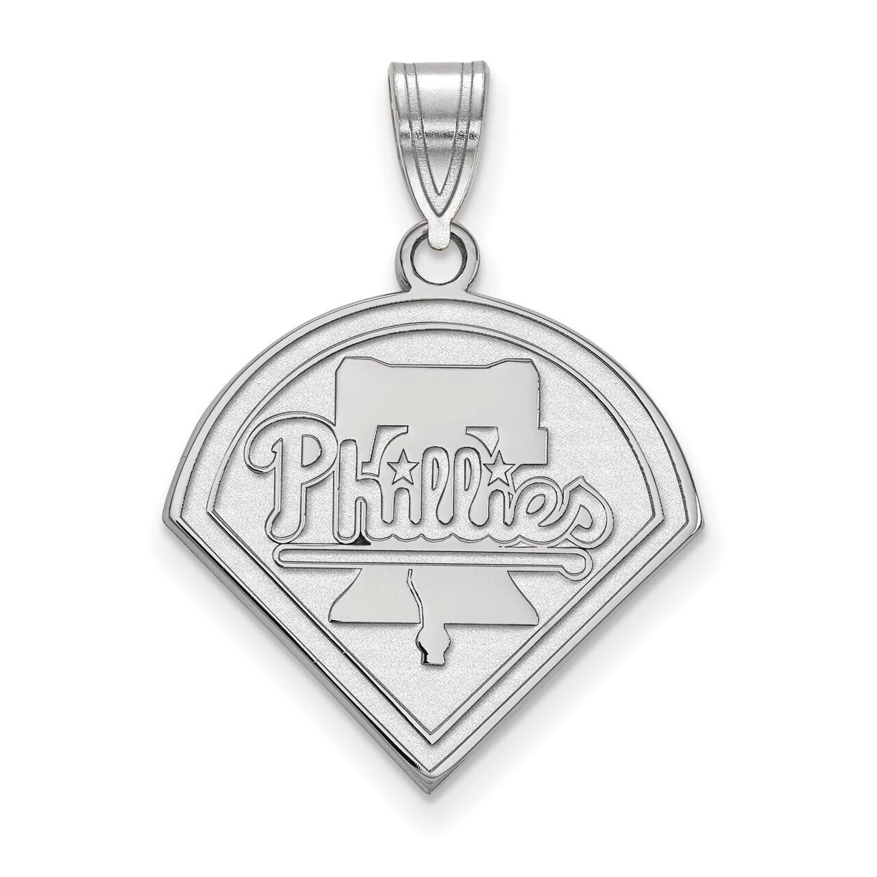 Philadelphia Phillies Large Pendant 10k White Gold 1W003PHI, MPN: 1W003PHI, 886774770628