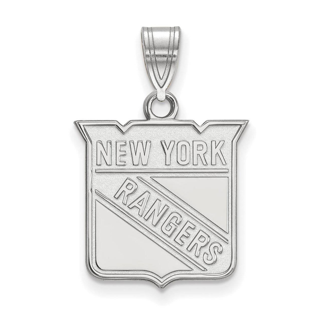 New York Rangers Medium Pendant 10k White Gold 1W003RNG, MPN: 1W003RNG, 886774732916