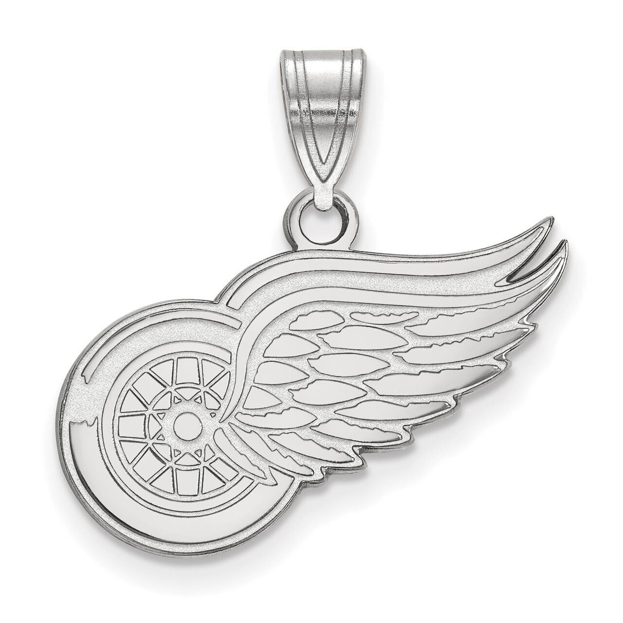 Detroit Red Wings Medium Pendant 10k White Gold 1W003RWI, MPN: 1W003RWI, 886774732923