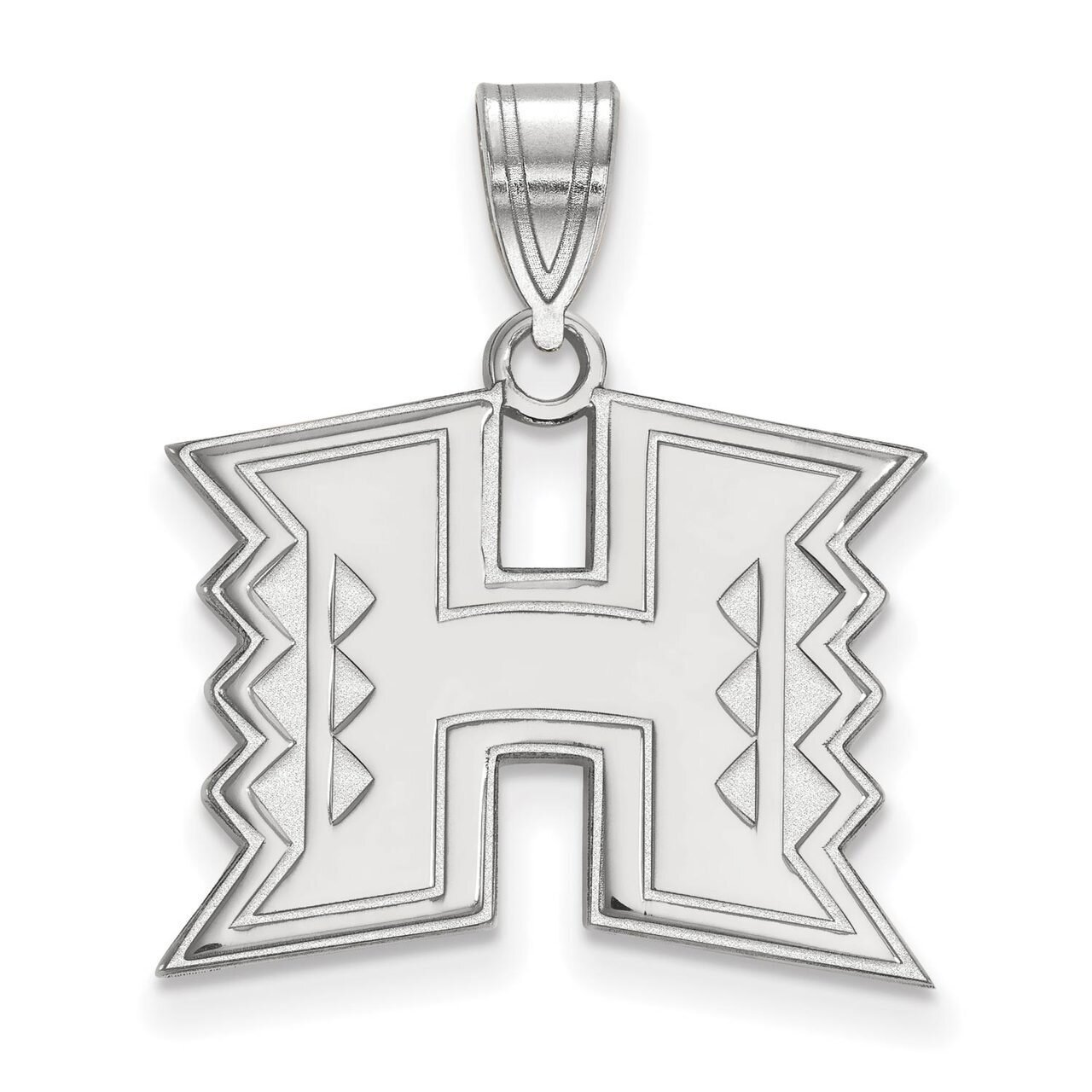 The University of Hawaii Medium Pendant 10k White Gold 1W003UHI, MPN: 1W003UHI, 886774771014