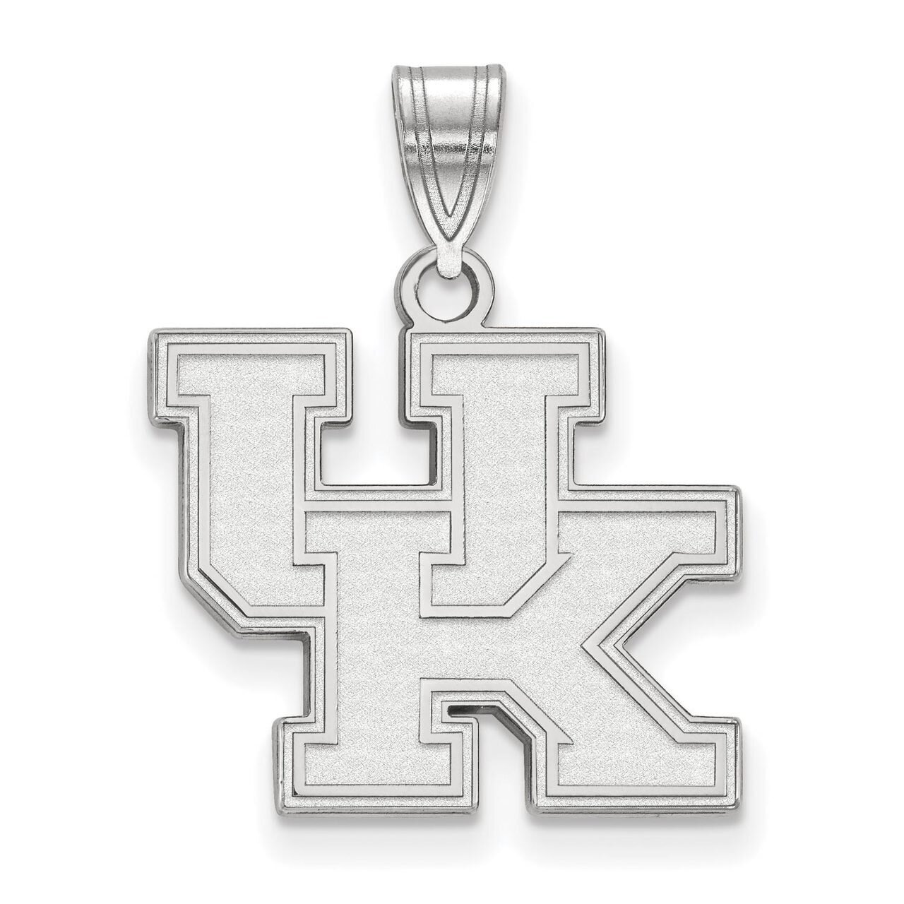 University of Kentucky Medium Pendant 10k White Gold 1W003UK