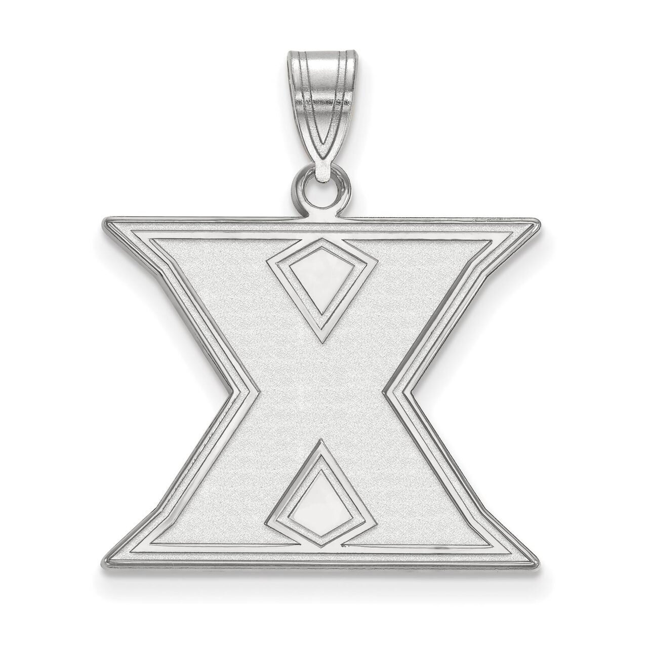 Xavier University Large Pendant 10k White Gold 1W003XU, MPN: 1W003XU, 886774771502