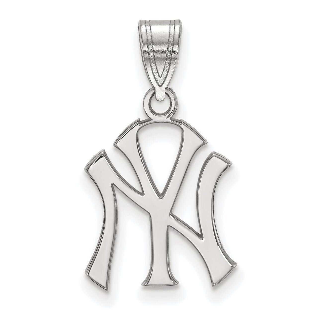 New York Yankees Medium Pendant 10k White Gold 1W003YAN