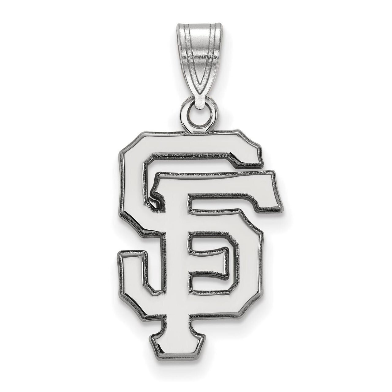 San Francisco Giants Large Pendant 10k White Gold 1W004GIT, MPN: 1W004GIT, 886774771946