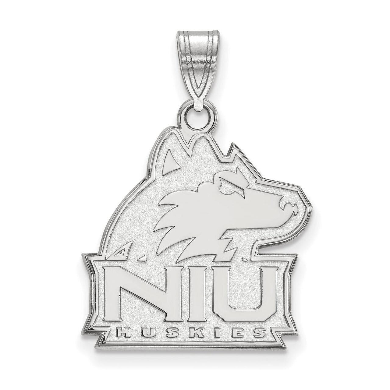 Northern Illinois University Large Pendant 10k White Gold 1W004NIU, MPN: 1W004NIU, 886774772240