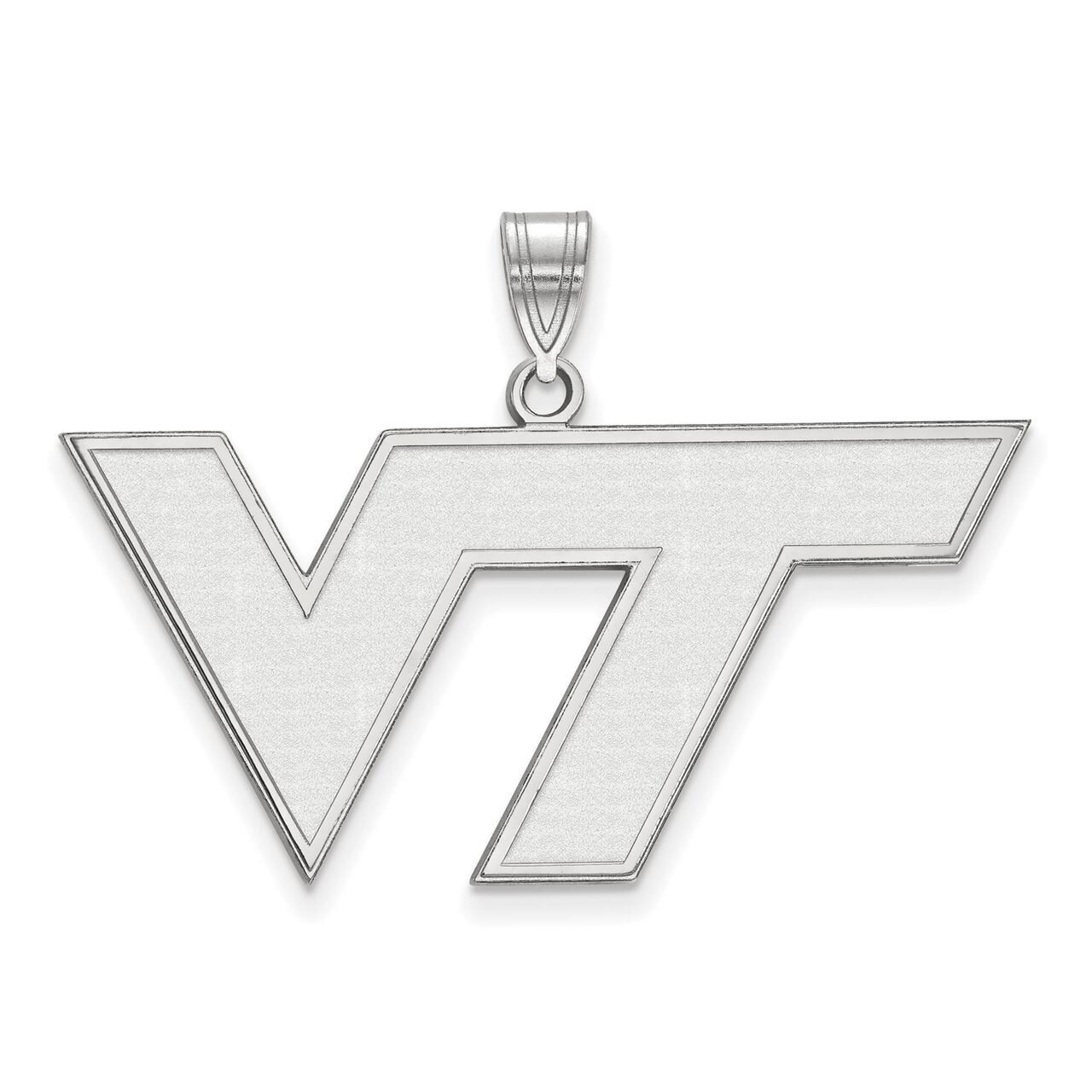 Virginia Tech Large Pendant 10k White Gold 1W004VTE, MPN: 1W004VTE, 886774773247