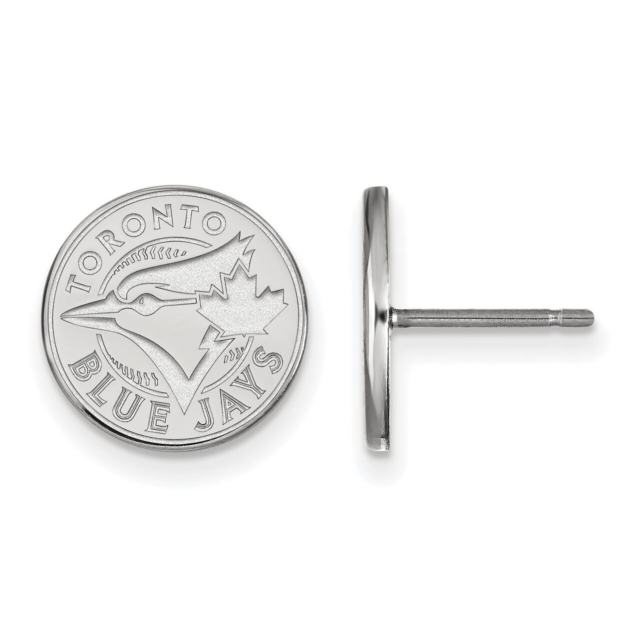 Toronto Blue Jays Small Post Earring 10k White Gold 1W005BLU, MPN: 1W005BLU, 886774773414