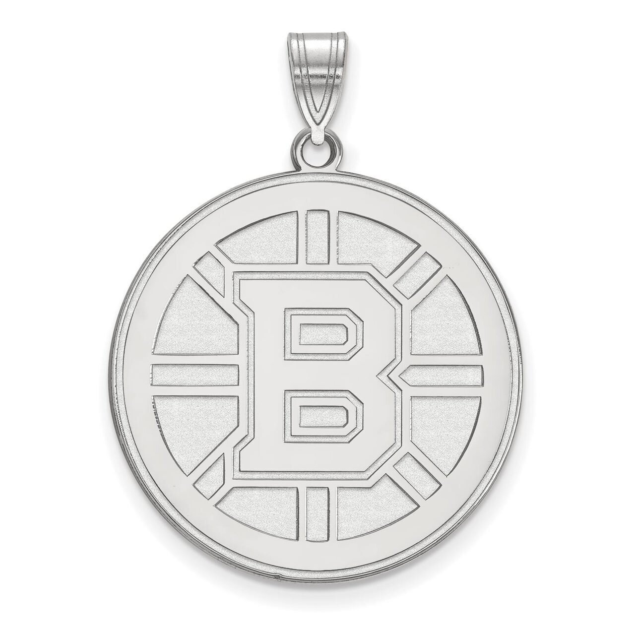 Boston Bruins x-Large Pendant 10k White Gold 1W005BRI, MPN: 1W005BRI, 886774733111
