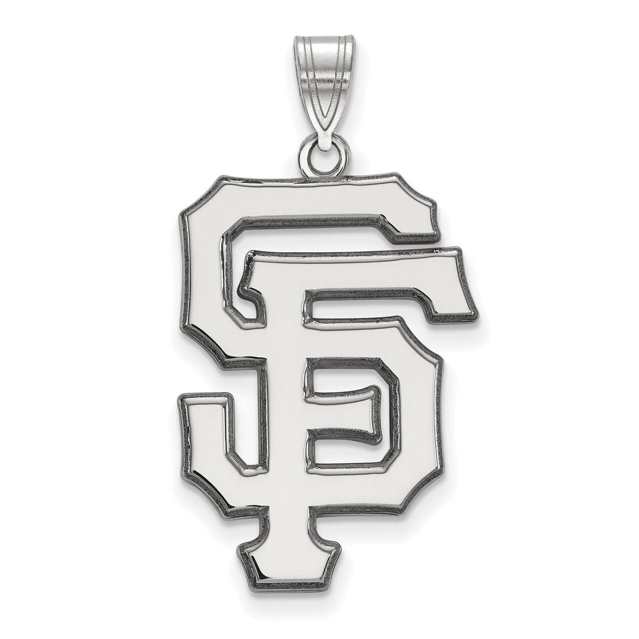 San Francisco Giants x-Large Pendant 10k White Gold 1W005GIT, MPN: 1W005GIT, 886774773575