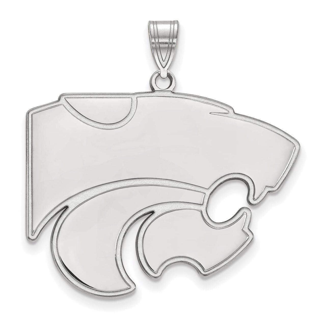 Kansas State University x-Large Pendant 10k White Gold 1W005KSU, MPN: 1W005KSU, 886774773681