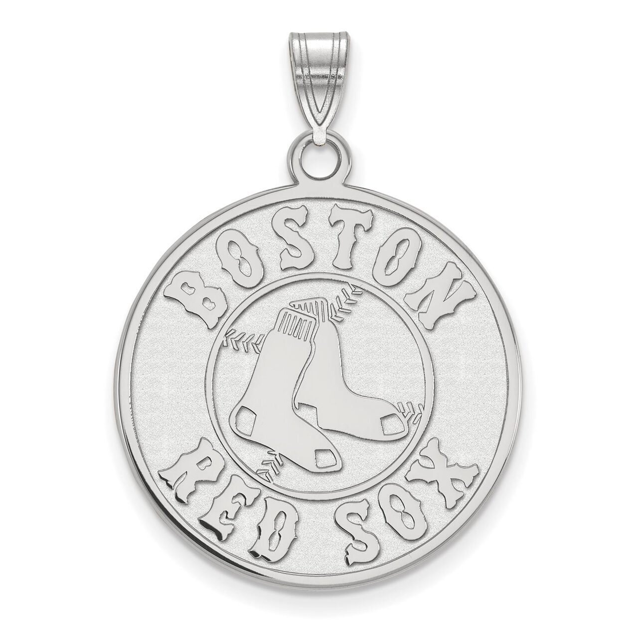 Boston Red Sox x-Large Pendant 10k White Gold 1W005RSO, MPN: 1W005RSO, 886774773810