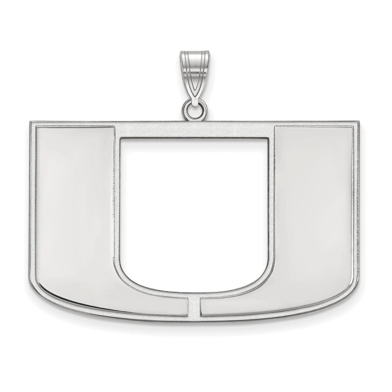 University of Miami x-Large Pendant 10k White Gold 1W005UMF, MPN: 1W005UMF, 886774774046