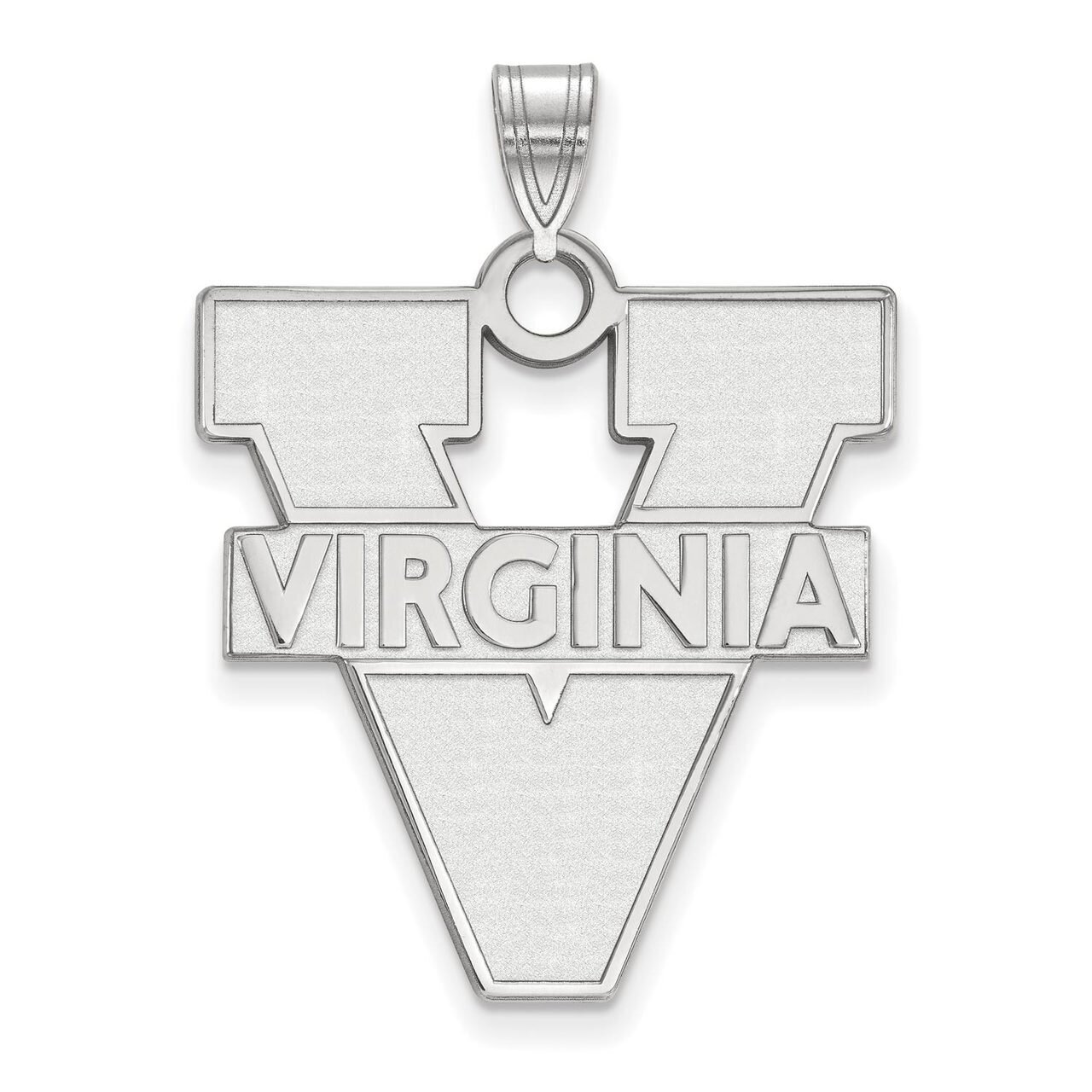 University of Virginia x-Large Pendant 10k White Gold 1W005UVA, MPN: 1W005UVA, 886774774237