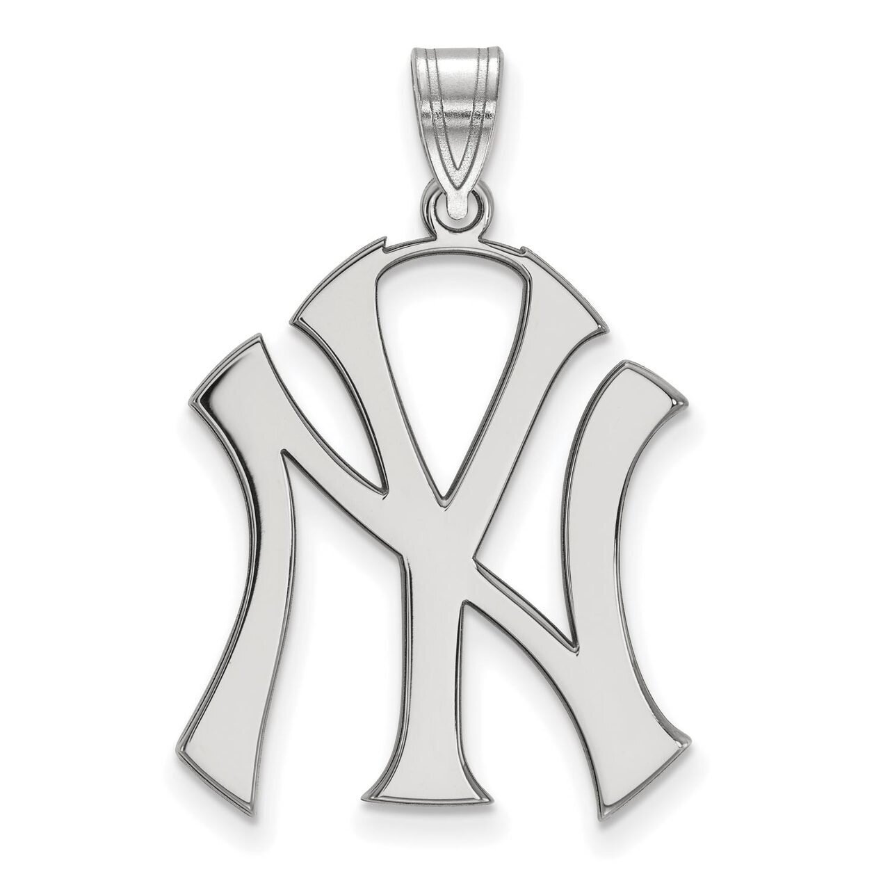 New York Yankees x-Large Pendant 10k White Gold 1W005YAN