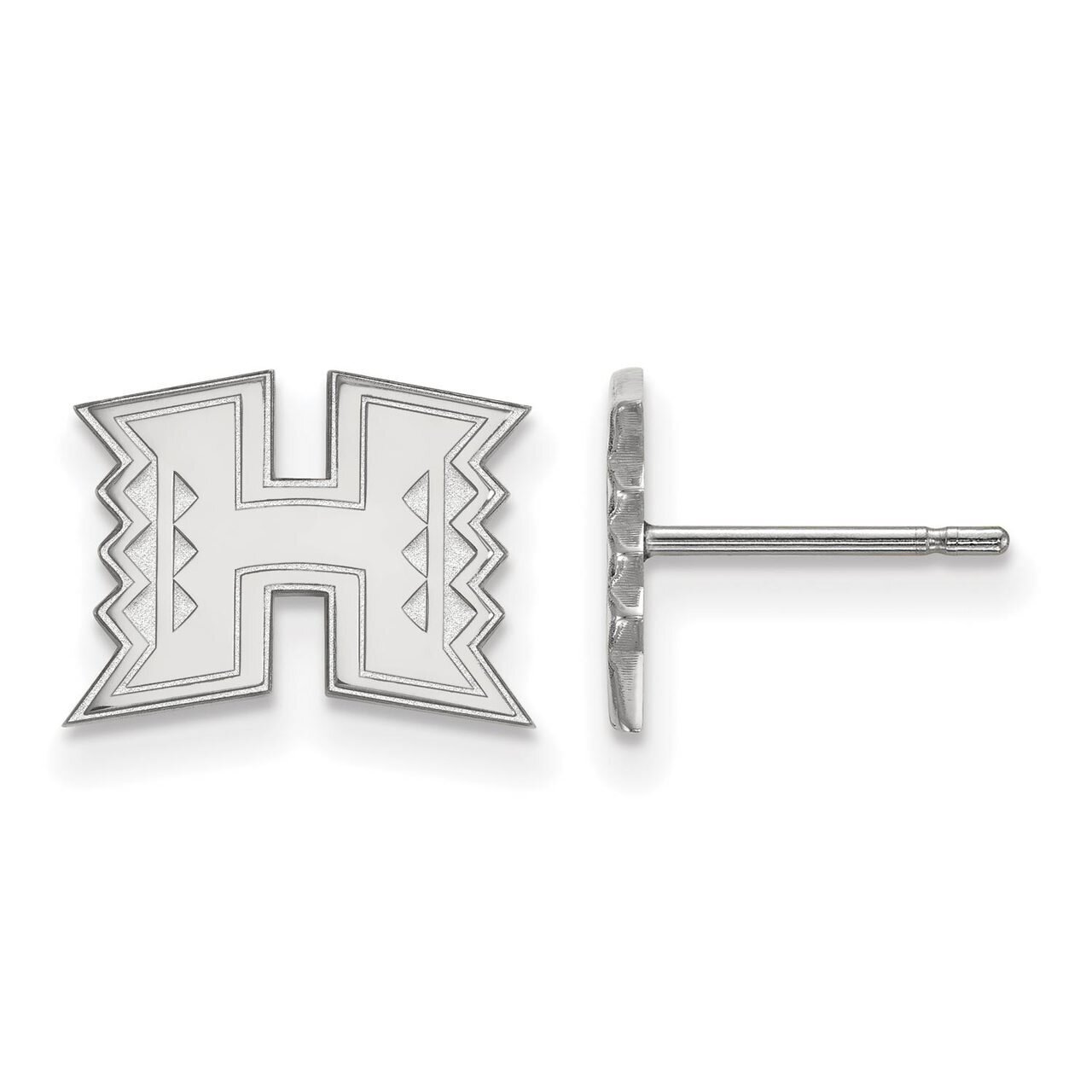 The University of Hawaii x-Small Post Earring 10k White Gold 1W007UHI, MPN: 1W007UHI, 886774775777