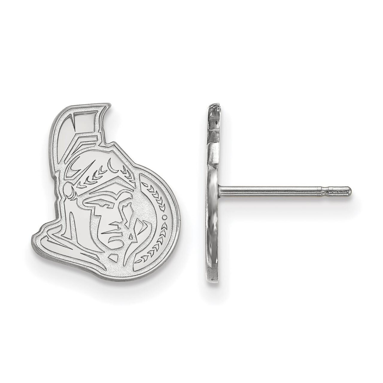Ottawa Senators Small Post Earring 10k White Gold 1W008SEN, MPN: 1W008SEN, 886774776637