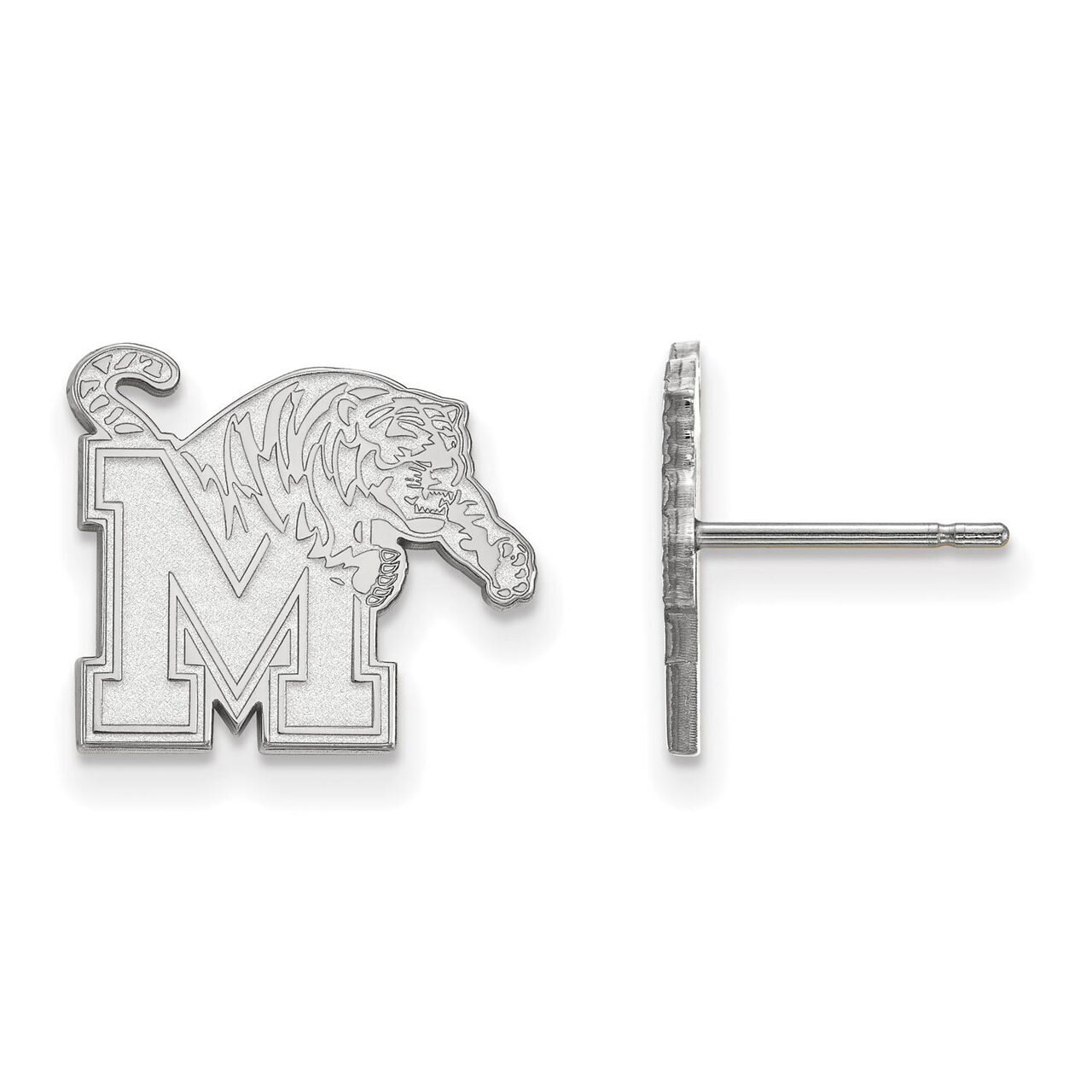 University of Memphis Small Post Earring 10k White Gold 1W008UMP, MPN: 1W008UMP, 886774776941