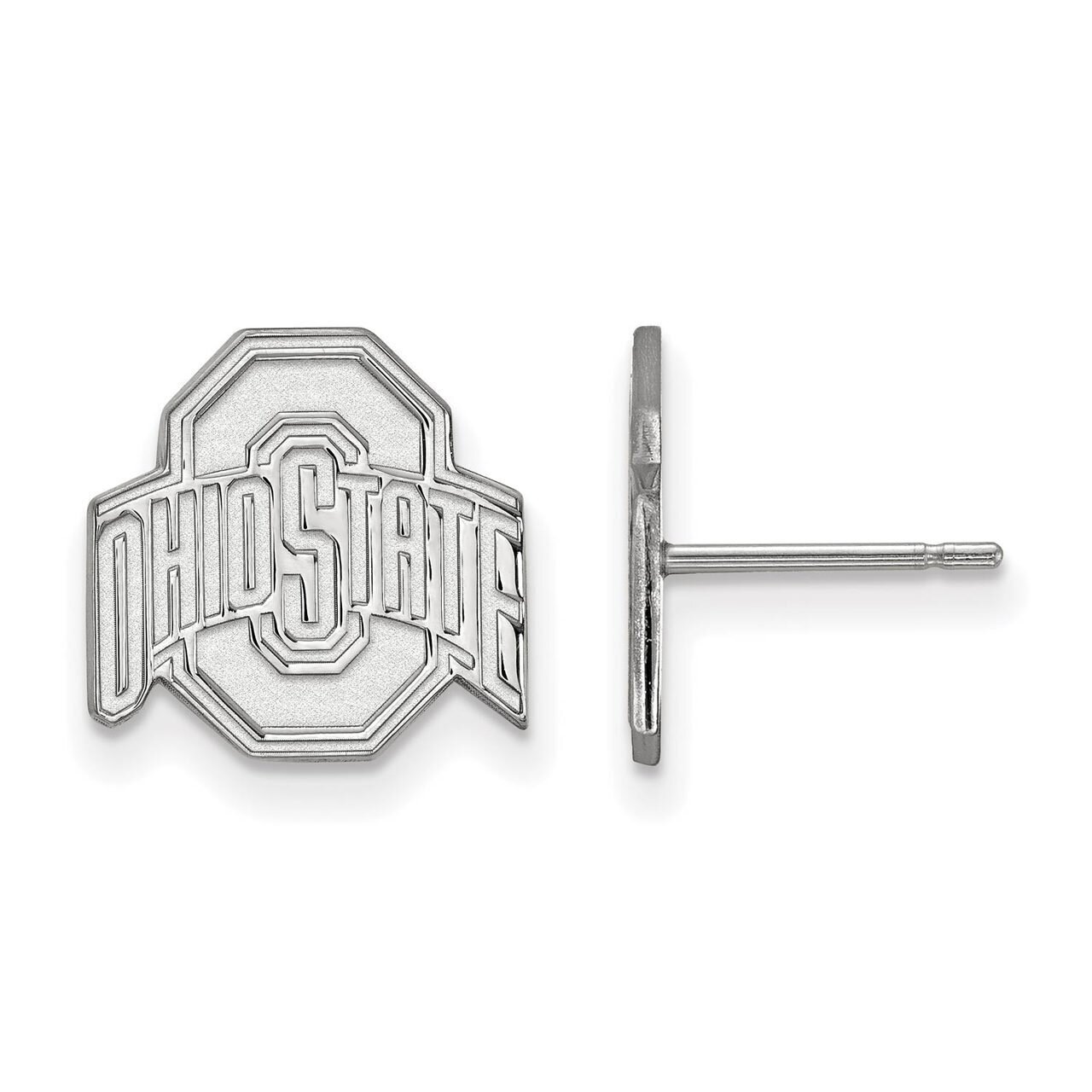 Ohio State University Small Post Earring 10k White Gold 1W009OSU, MPN: 1W009OSU, 886774777658
