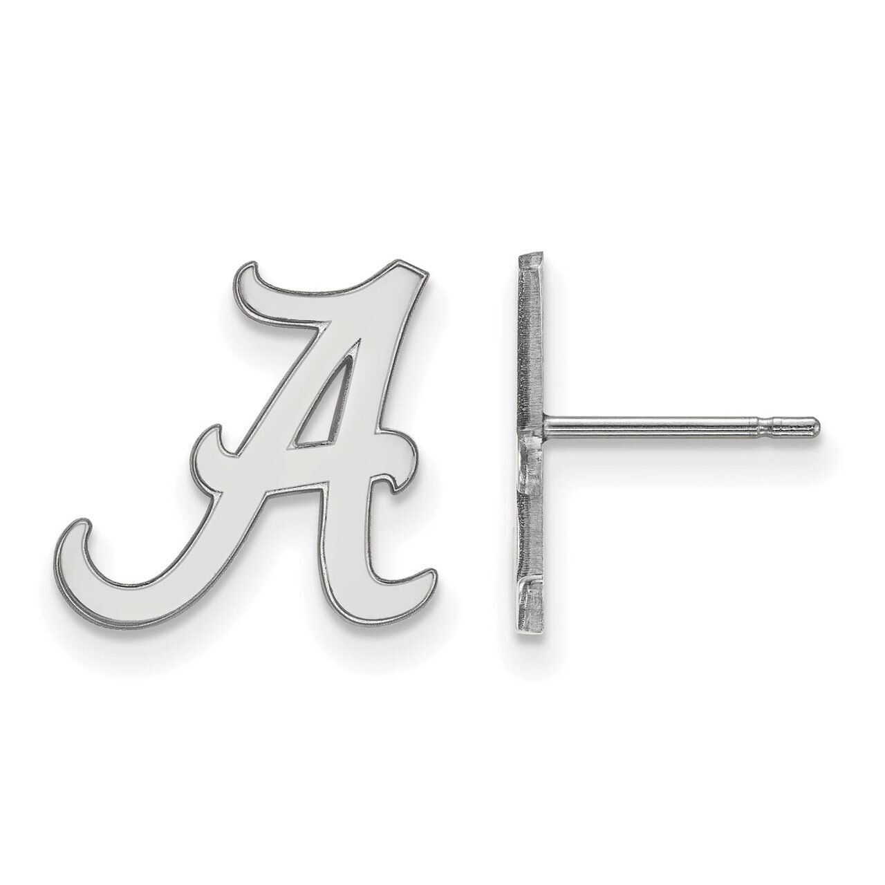 University of Alabama Small Post Earring 10k White Gold 1W009UAL, MPN: 1W009UAL, 886774777856