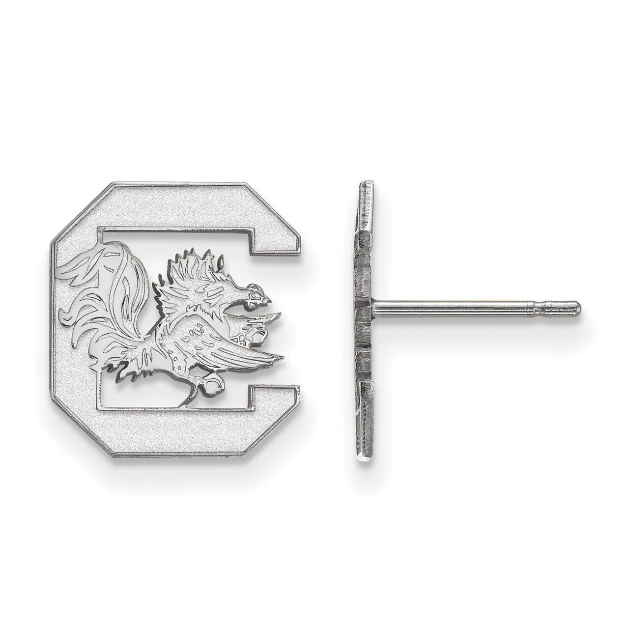 University of South Carolina Small Post Earring 10k White Gold 1W009USO, MPN: 1W009USO, 886774778082