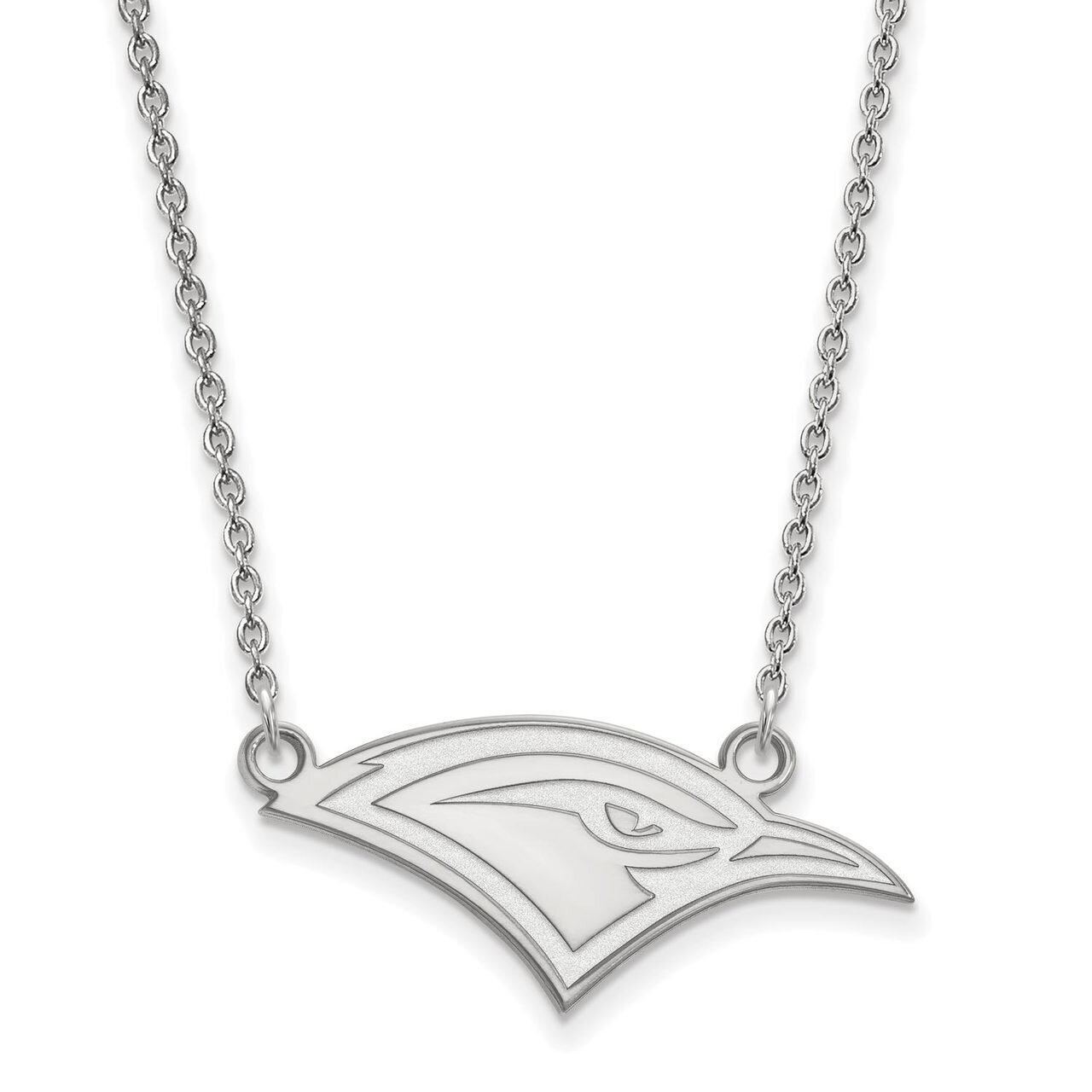 The University of Tennessee at Chattanooga Small Pendant with Chain Necklace 10k White Gold 1W009UT…