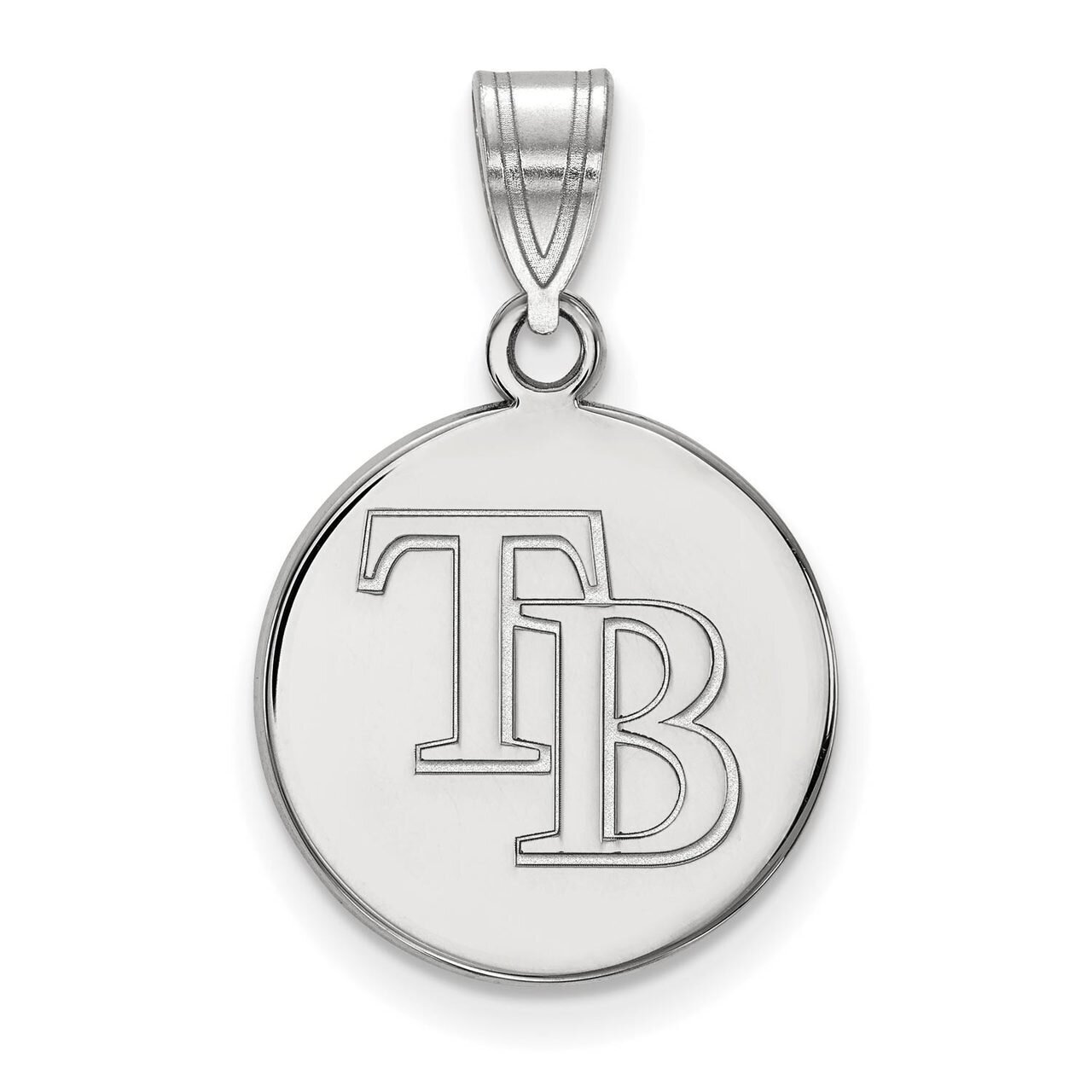 Tampa Bay Rays Medium Disc Pendant 10k White Gold 1W010DEV, MPN: 1W010DEV, 886774778280