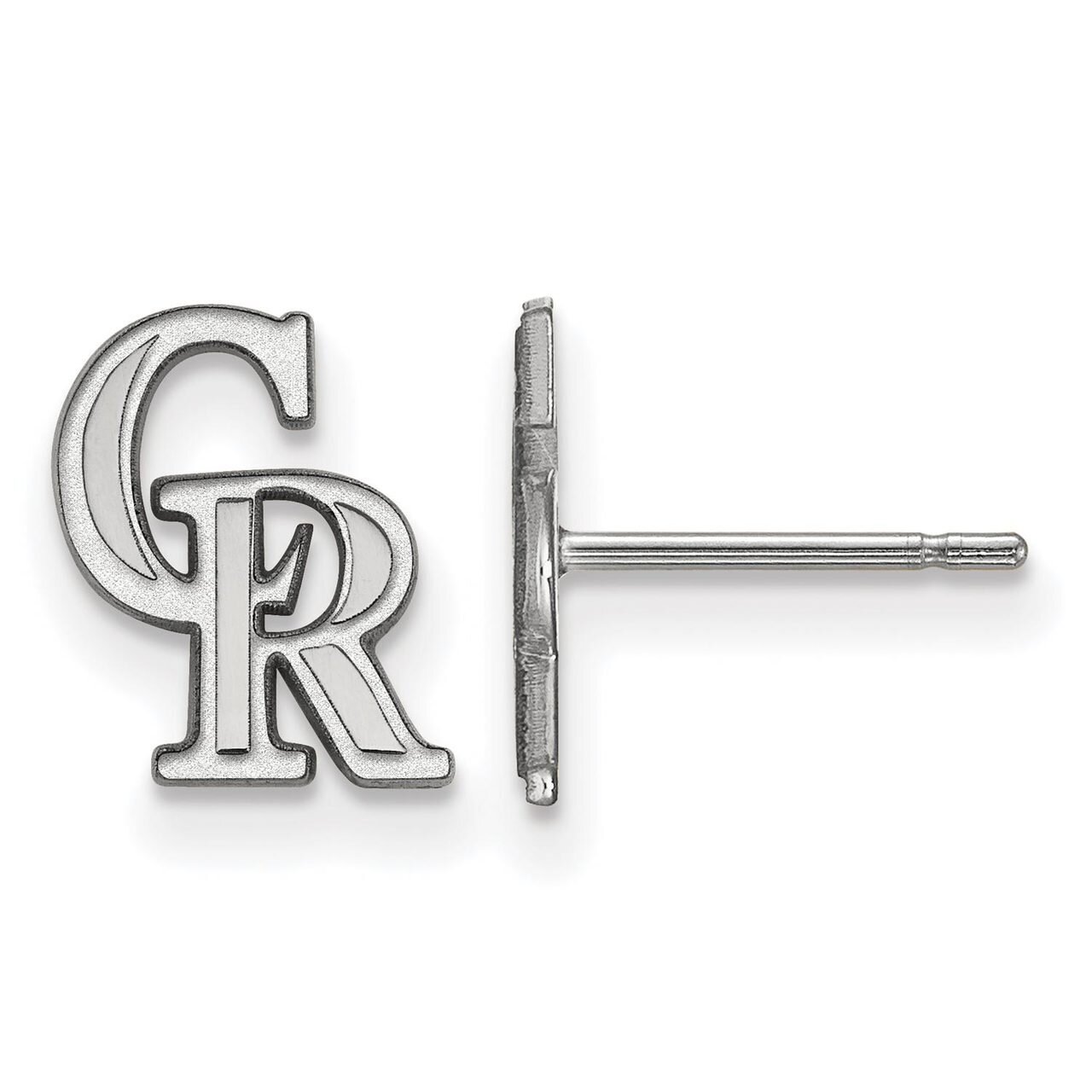 Colorado Rockies x-Small Post Earring 10k White Gold 1W012ROK, MPN: 1W012ROK, 886774779294