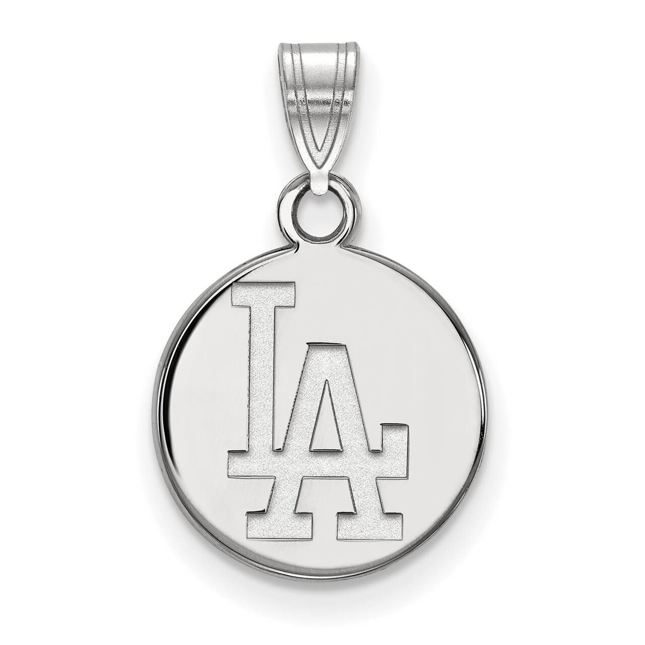 Los Angeles Dodgers Small Disc Pendant 10k White Gold 1W013DOD, MPN: 1W013DOD, 886774779645