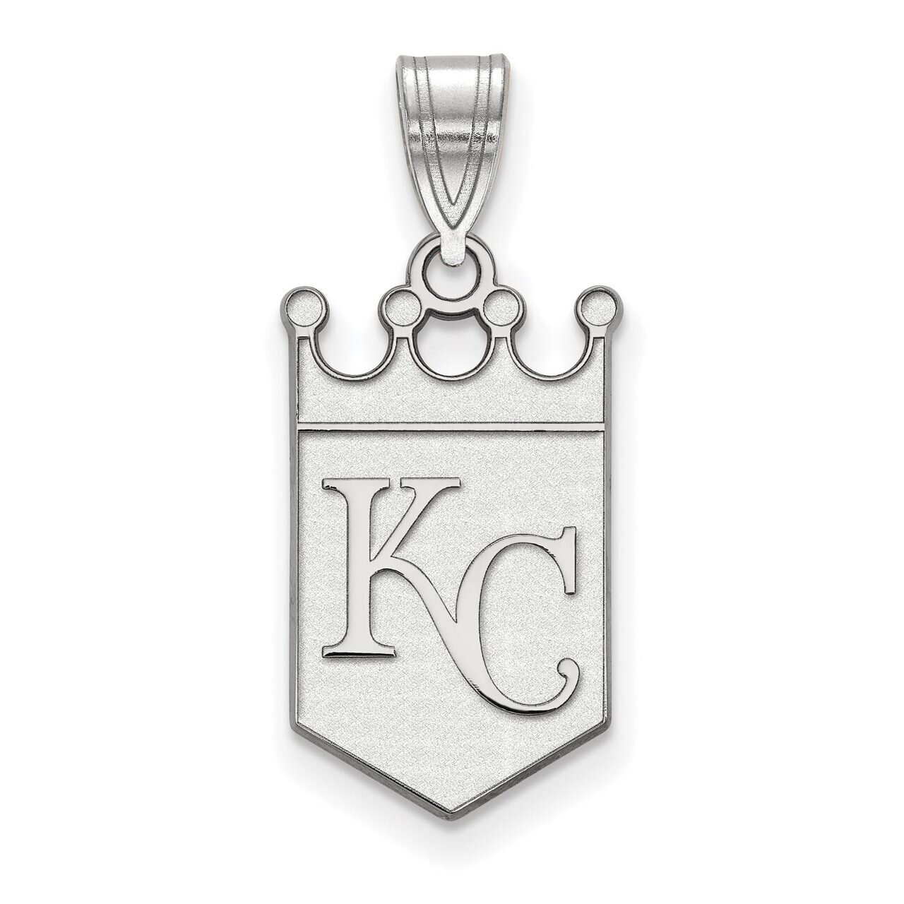 Kansas City Royals Large Pendant 10k White Gold 1W013ROY